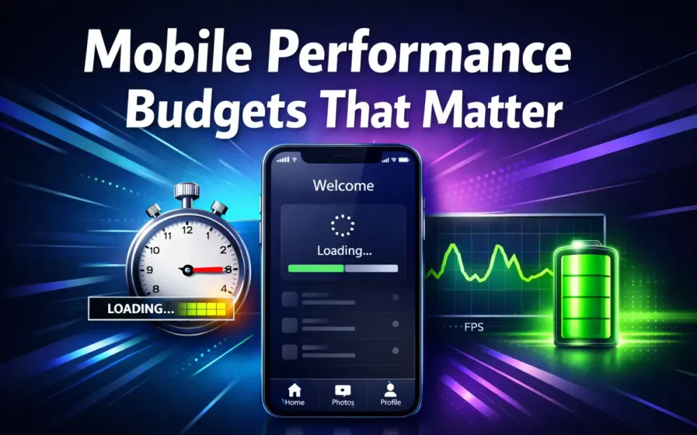 Mobile App Performance Budgets: Startup Time, Frame Rate, and Battery Drain Metrics That Actually Matter