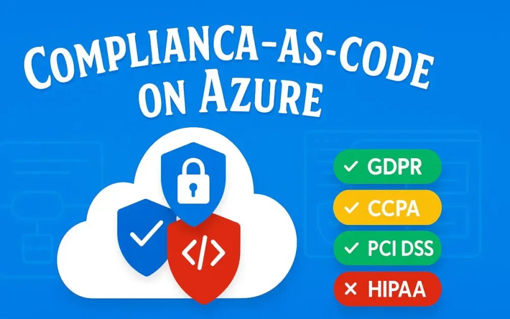 Compliance-as-Code for .NET on Azure: Mapping GDPR, CCPA, PCI DSS & HIPAA with Azure Policy, Defender for Cloud, and Bicep