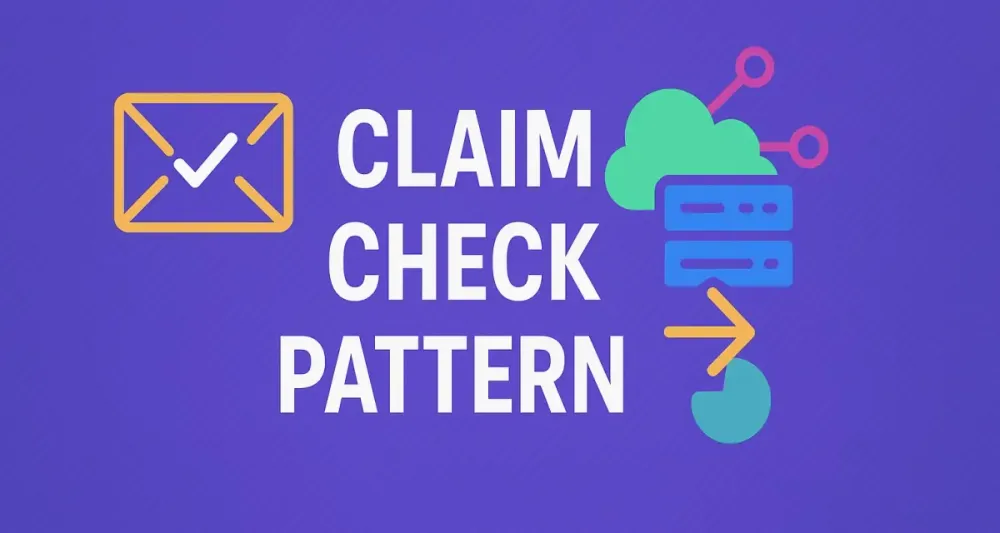 Claim Check Pattern: Efficient Handling of Large Messages in Distributed Systems
