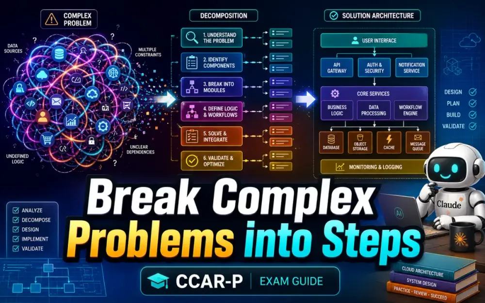 Apply Decomposition Techniques for Complex Problem Solving | CCAR-P Exam Guide