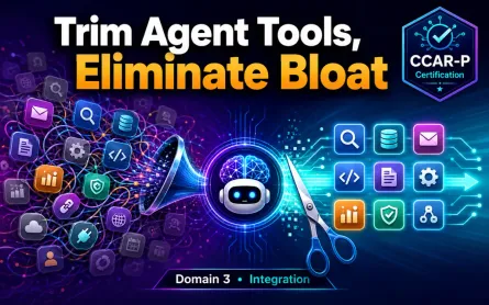 Evaluate Tool & Agent Configuration for Capability Bloat | CCAR-P Exam Guide | CCAR-P Domain 3