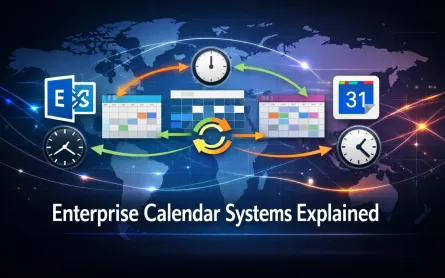 Enterprise Calendar Systems: Conflict Resolution, Time Zone Handling, and Exchange/Google Calendar Sync