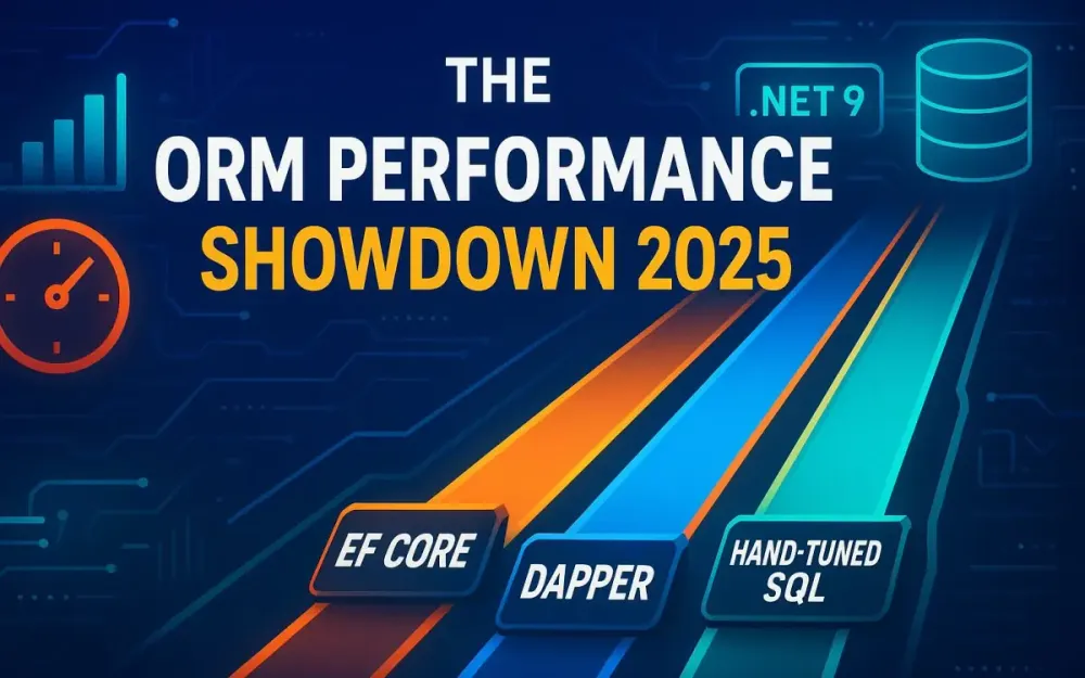 The ORM Performance Showdown 2025: EF Core vs. Dapper vs. Hand-Tuned SQL