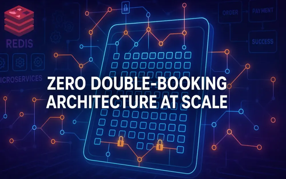 BookMyShow's Seat Selection Architecture: Distributed Locks, Payment Orchestration, and Zero Double-Bookings at Scale