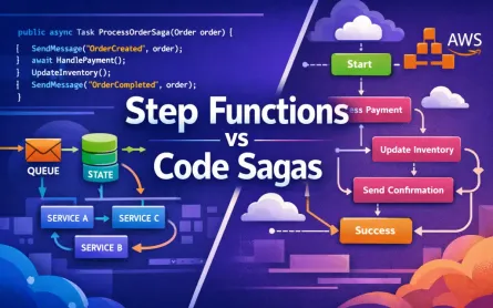 Workflow Orchestration for .NET on AWS: Step Functions vs. DIY Sagas in Code