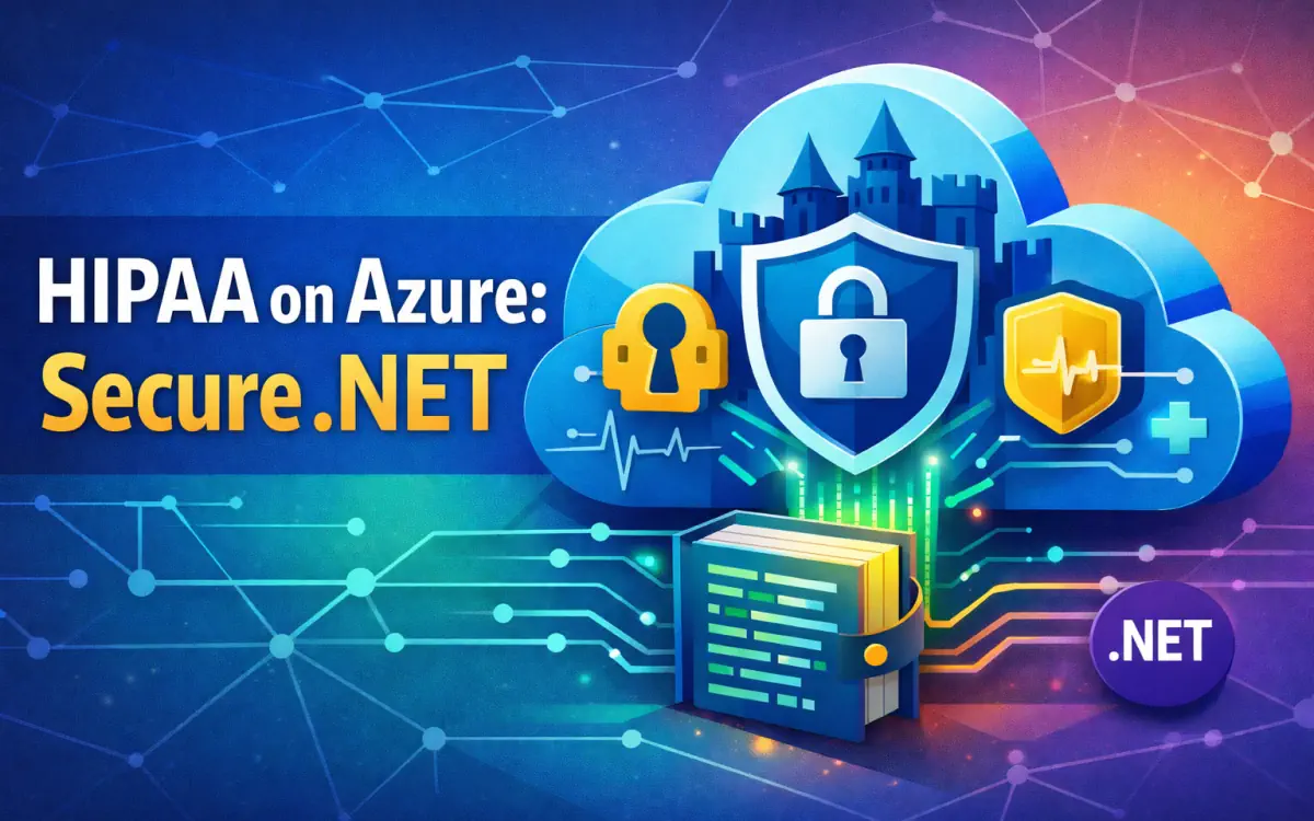 HIPAA-Compliant Azure Architecture for .NET Healthcare